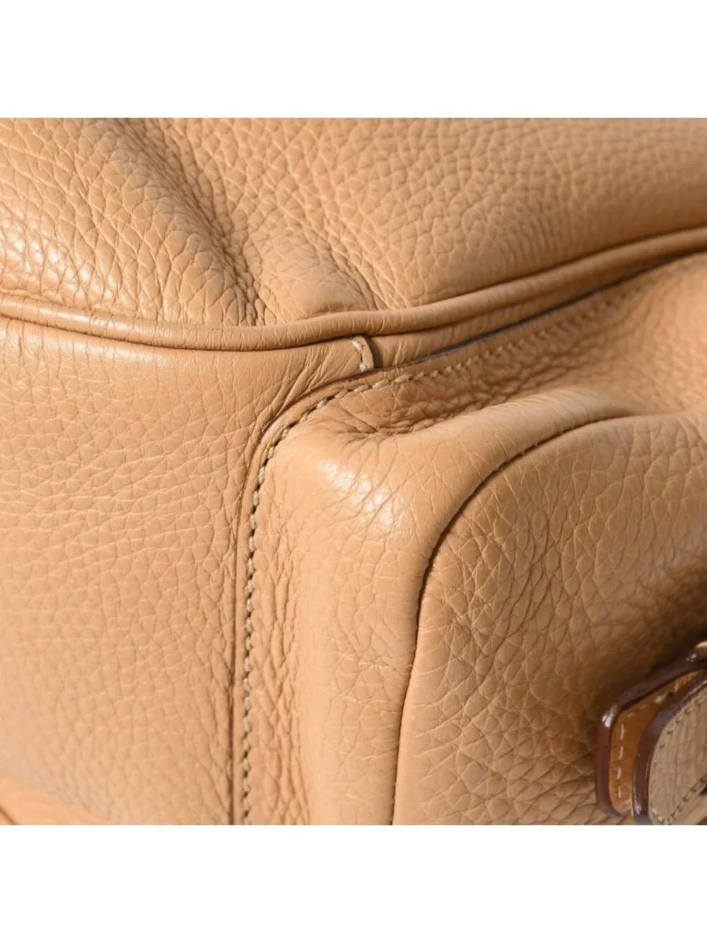 Prada Hobo Handbag Logo Jacquard Canvas Silver Beige
